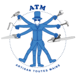 Logo ATM "Artisan Toutes Mains" Multiservices