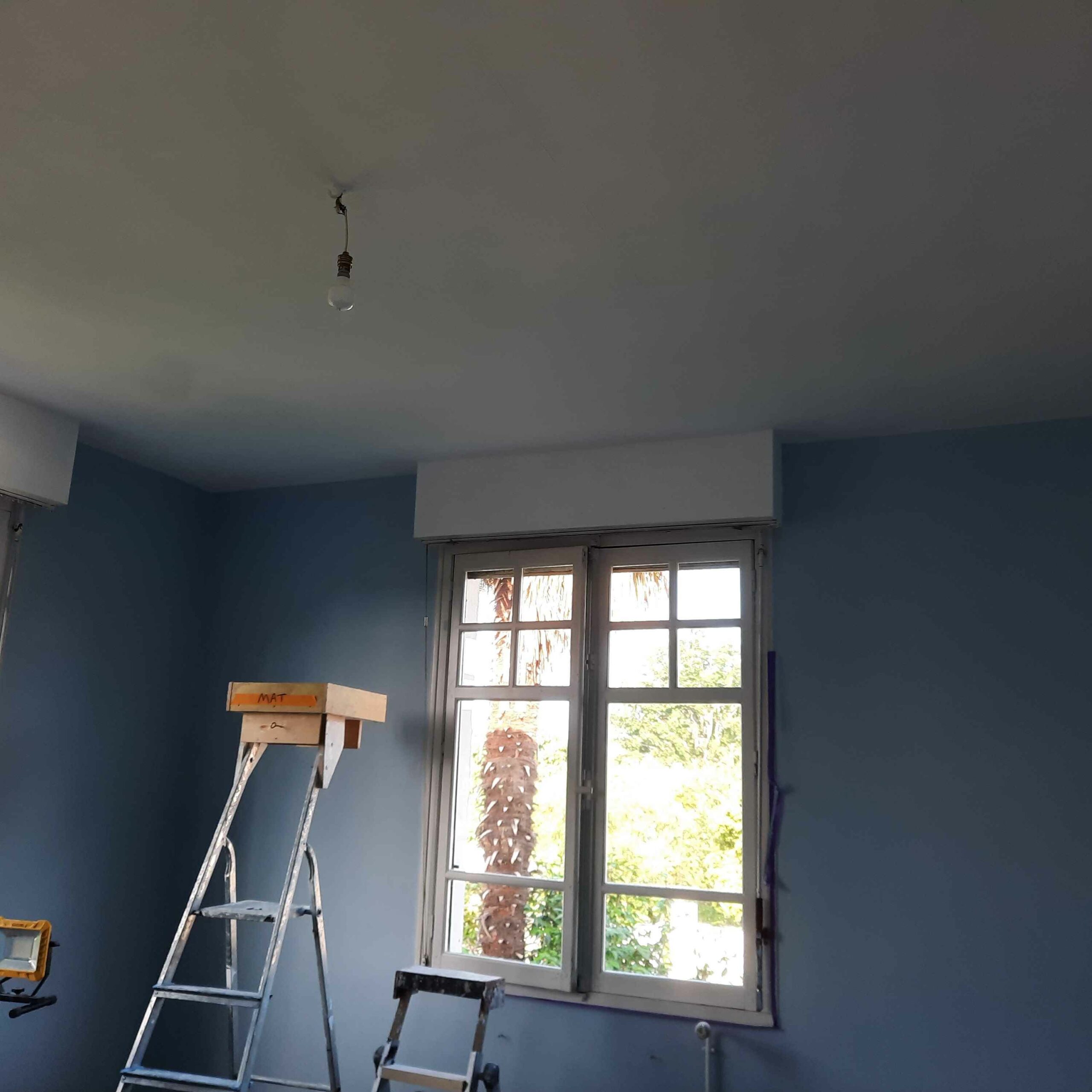 ATM artisan rénovation plafond et murs chambre Pau Tonkin 64
