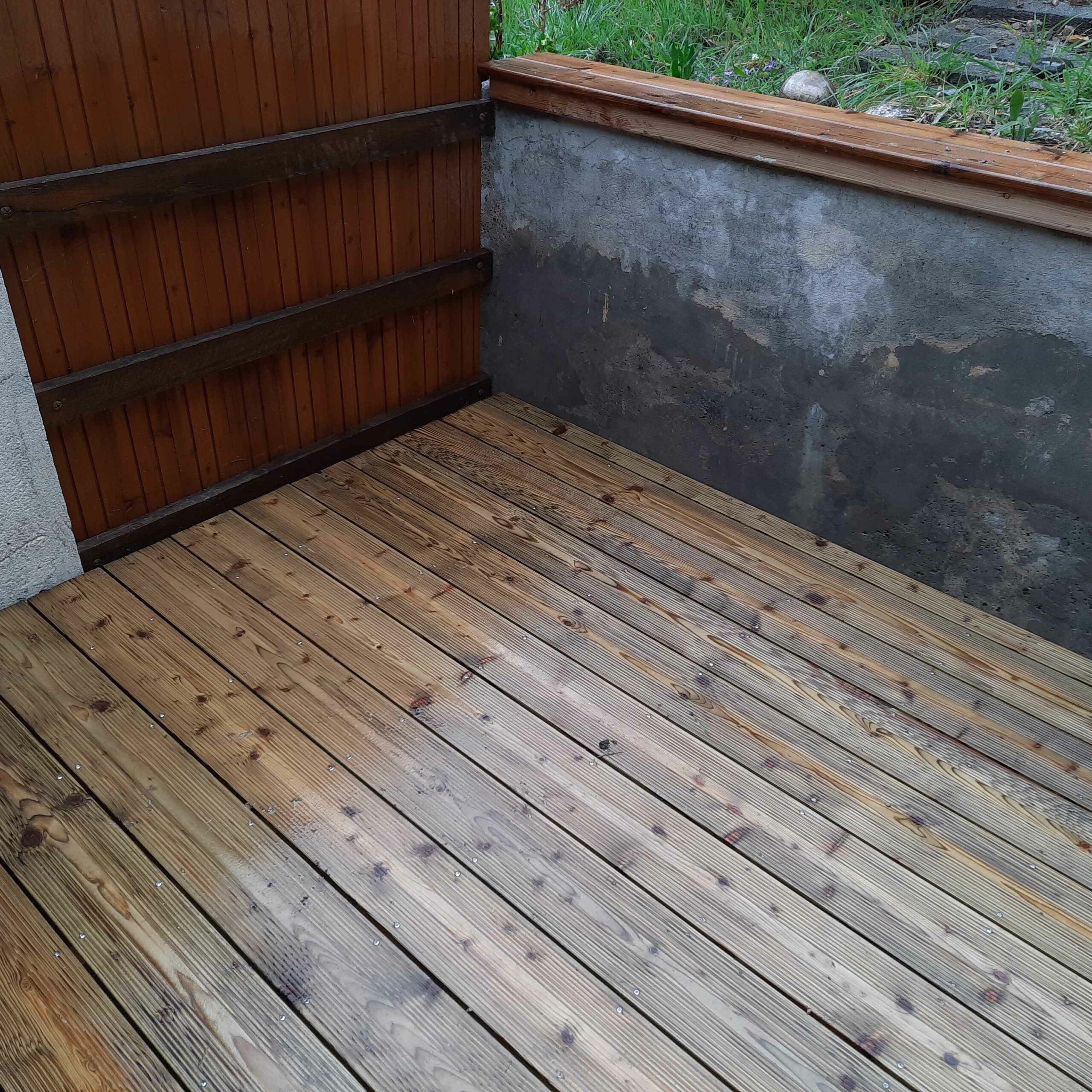 ATM artisan réalisation d'une terrasse bois St jean de Luz 64